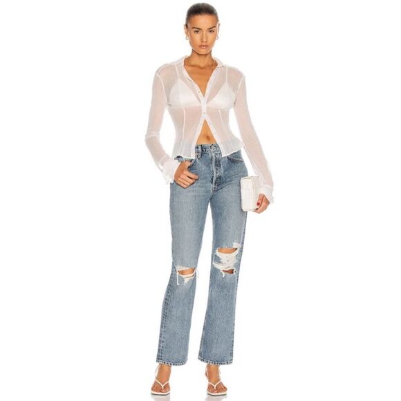 AGOLDE Lana Vintage Straight Pants in Backdrop - Picture 13 of 13